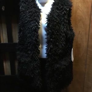UGG Black Furry Vest